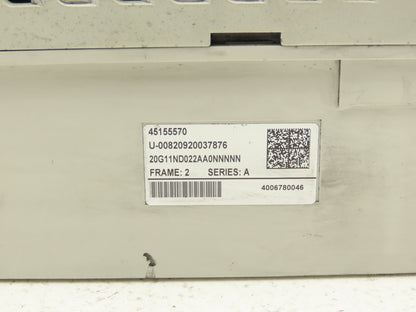 Allen Bradley 20G11ND022AA0NNNNN PowerFlex 755 AC Drive 480V 14A 15HP Series A