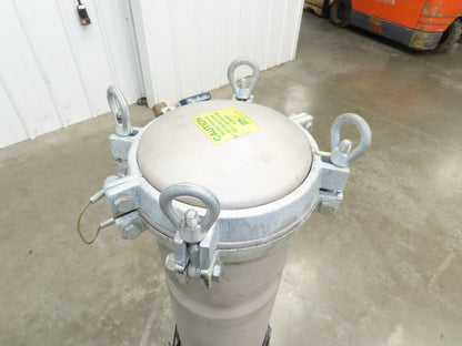 RPA Stainless Basket Strainer Bag Filter 2" Inlet 100PSI 220°f 36" Housing