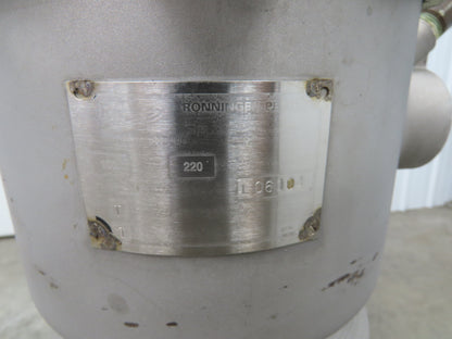 RPA Stainless Basket Strainer Bag Filter 2" Inlet 100PSI 220°f 36" Housing