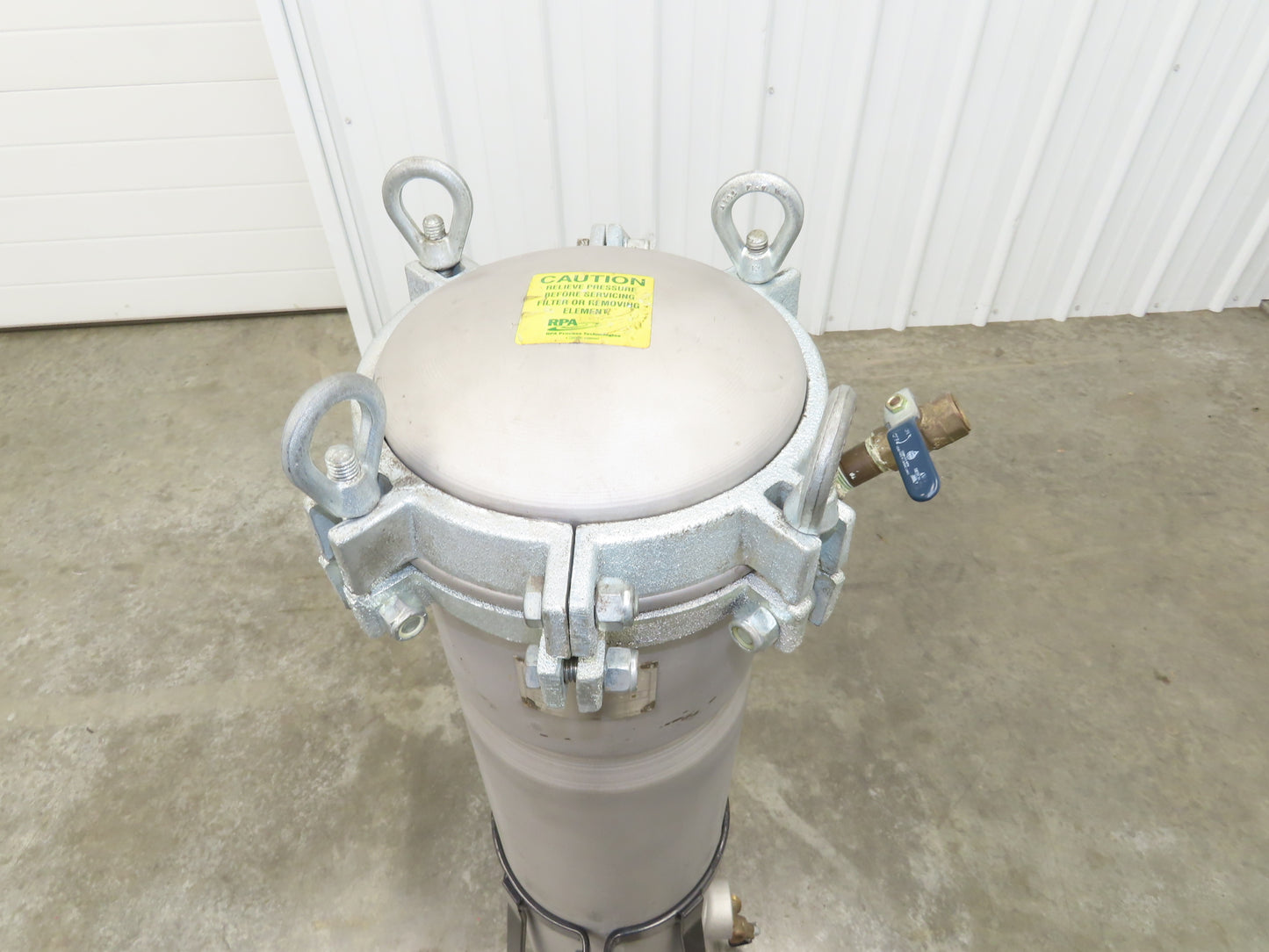 RPA Stainless Basket Strainer Bag Filter 2" Inlet 100PSI 220°f 36" Housing