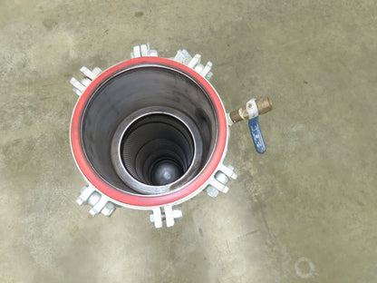 RPA Stainless Basket Strainer Bag Filter 2" Inlet 100PSI 220°f 36" Housing