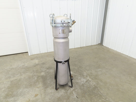 RPA Stainless Basket Strainer Bag Filter 2" Inlet 100PSI 220°f 36" Housing