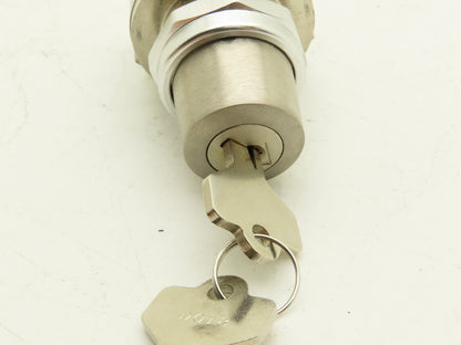 Allen Bradley 800T-H33B Cylinder Lock Selector Switch 2 Position Keyed Ser T