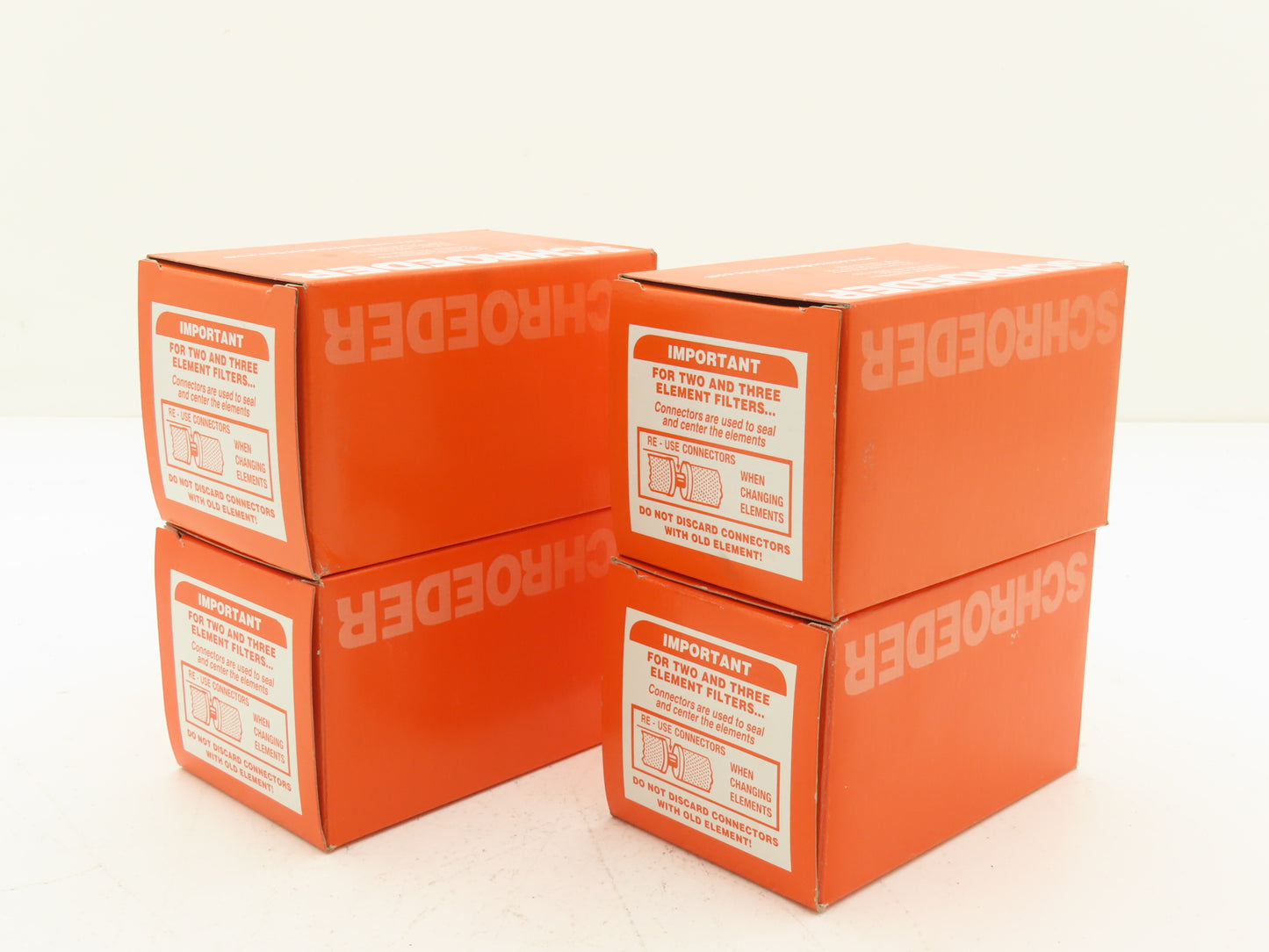 Schroeder 7608773 Hydraulic Filter Element Cellulose D25 150 PSI Lot of 4