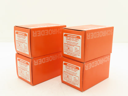Schroeder 7608773 Hydraulic Filter Element Cellulose D25 150 PSI Lot of 4