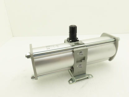 SMC VBA40A-T04GN-Z Pneumatic Air Booster Regulator 15-145psi 1/2"npt