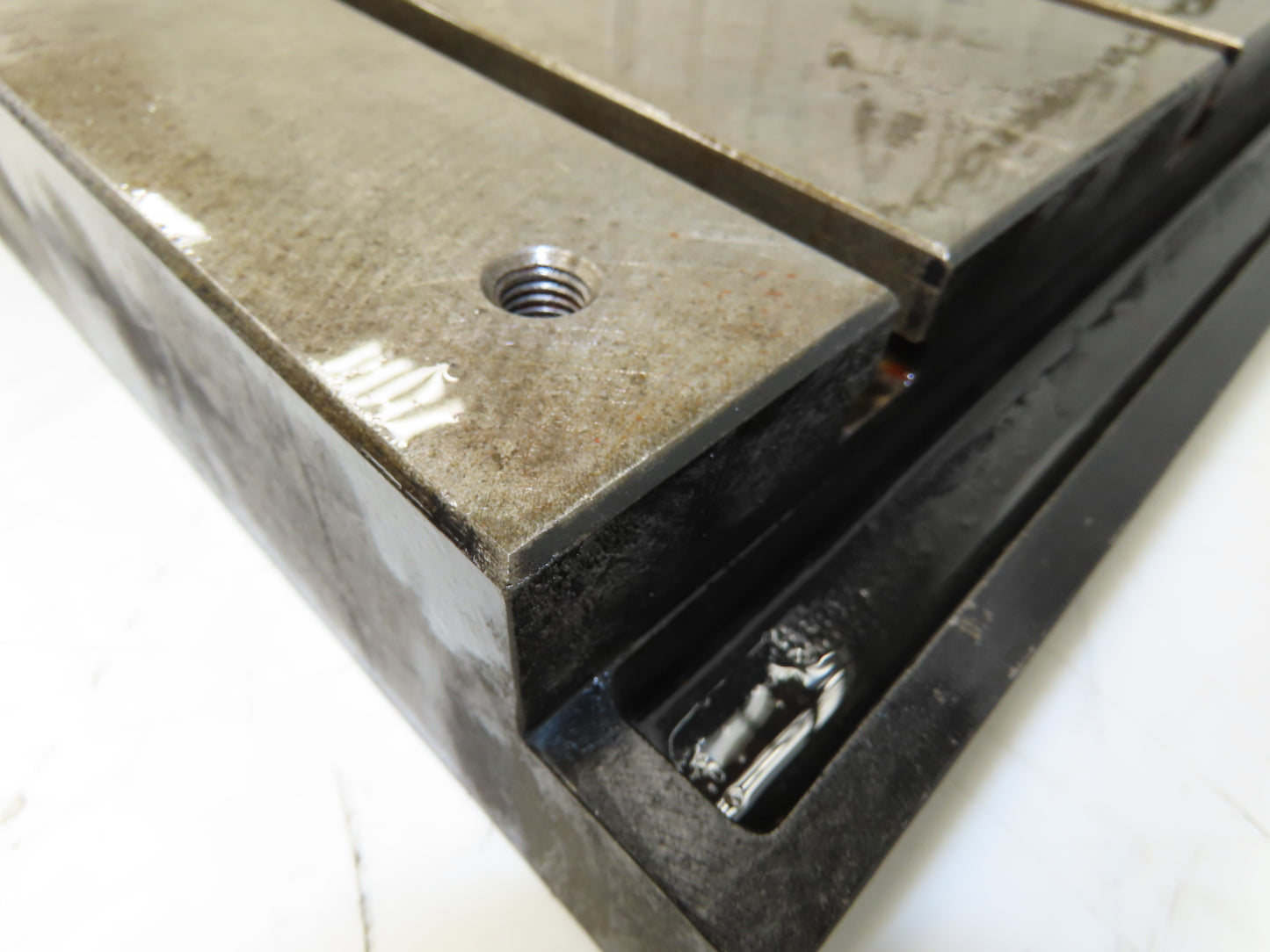 Milling Machine Work Table Top T Slotted Top 39x30" Base 3" Thick Weld Jig