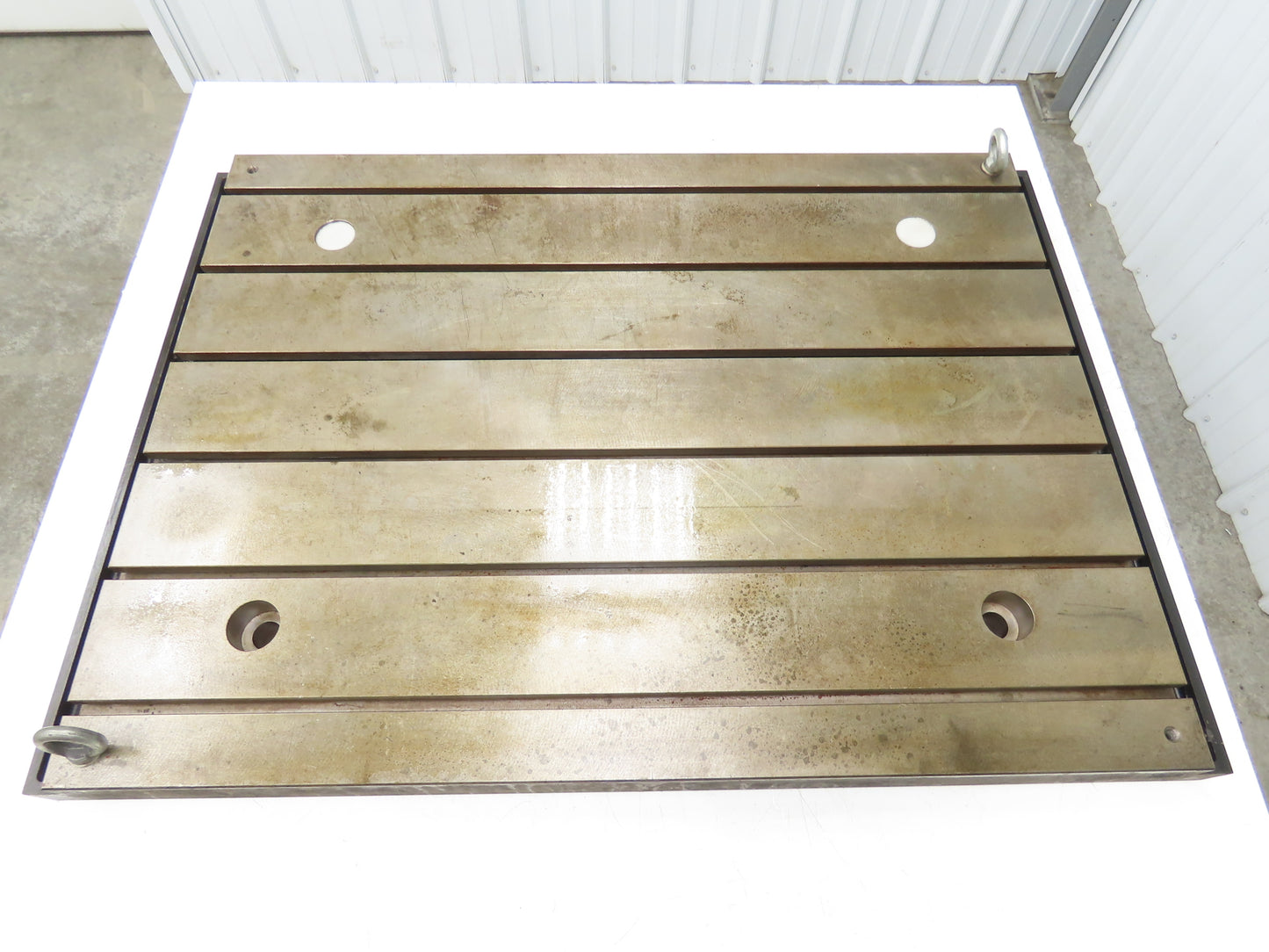Milling Machine Work Table Top T Slotted Top 39x30" Base 3" Thick Weld Jig