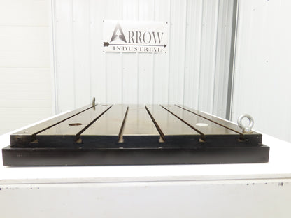 Milling Machine Work Table Top T Slotted Top 39x30" Base 3" Thick Weld Jig