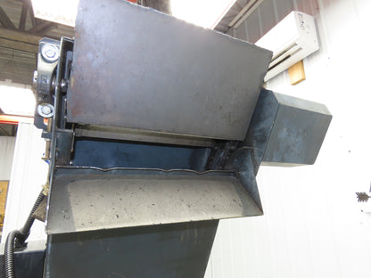 Chip Conveyor Scraper Chain w/Coolant Filters 25"x 38" Infeed 56"H 230V 3PH