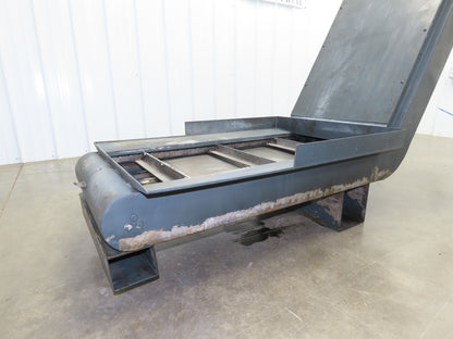 Chip Conveyor Scraper Chain w/Coolant Filters 25"x 38" Infeed 56"H 230V 3PH