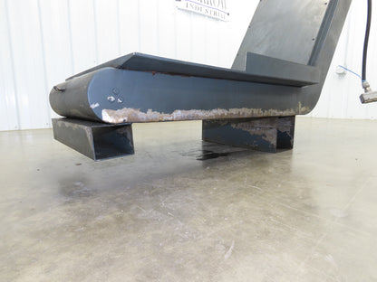 Chip Conveyor Scraper Chain w/Coolant Filters 25"x 38" Infeed 56"H 230V 3PH