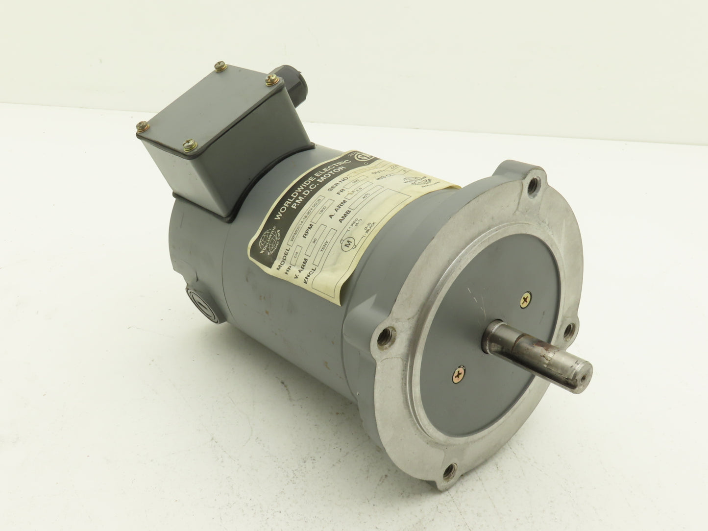 Worldwide Electric WPMDC14-18-90V-56CB DC Motor 90VDC 1/4Hp 1800 RPM 56C