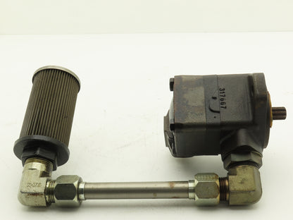 Eaton Vickers V10 1S2S 11D20 Hydraulic Vane Pump 2gpm 1000psi Spline Shaft