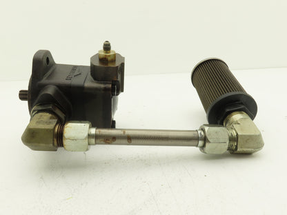 Eaton Vickers V10 1S2S 11D20 Hydraulic Vane Pump 2gpm 1000psi Spline Shaft