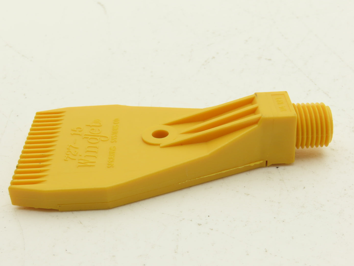 Windjet 727-15 Flat Fan Air Nozzle Yellow Plastic 1/4"BSPT AAB727-1/4-15