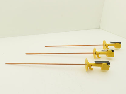 KMS SBG Pneumatic Air Button Safety Blow Gun 16" Copper Tube  Lot of 3