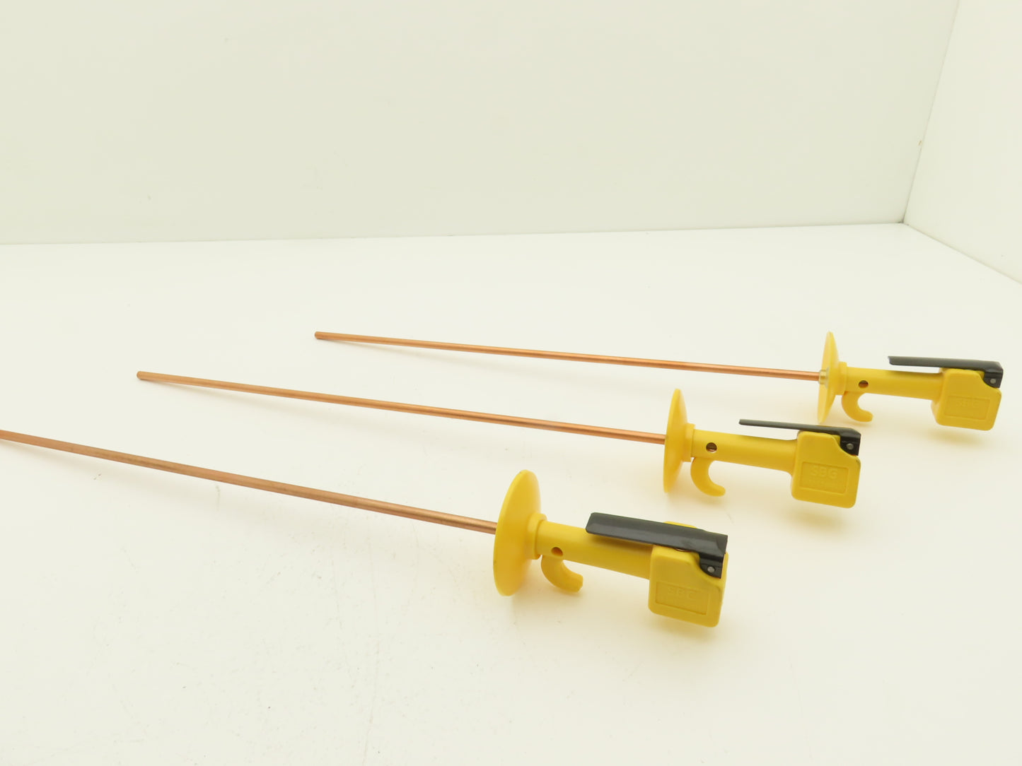 KMS SBG Pneumatic Air Button Safety Blow Gun 16" Copper Tube  Lot of 3