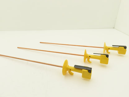 KMS SBG Pneumatic Air Button Safety Blow Gun 16" Copper Tube  Lot of 3