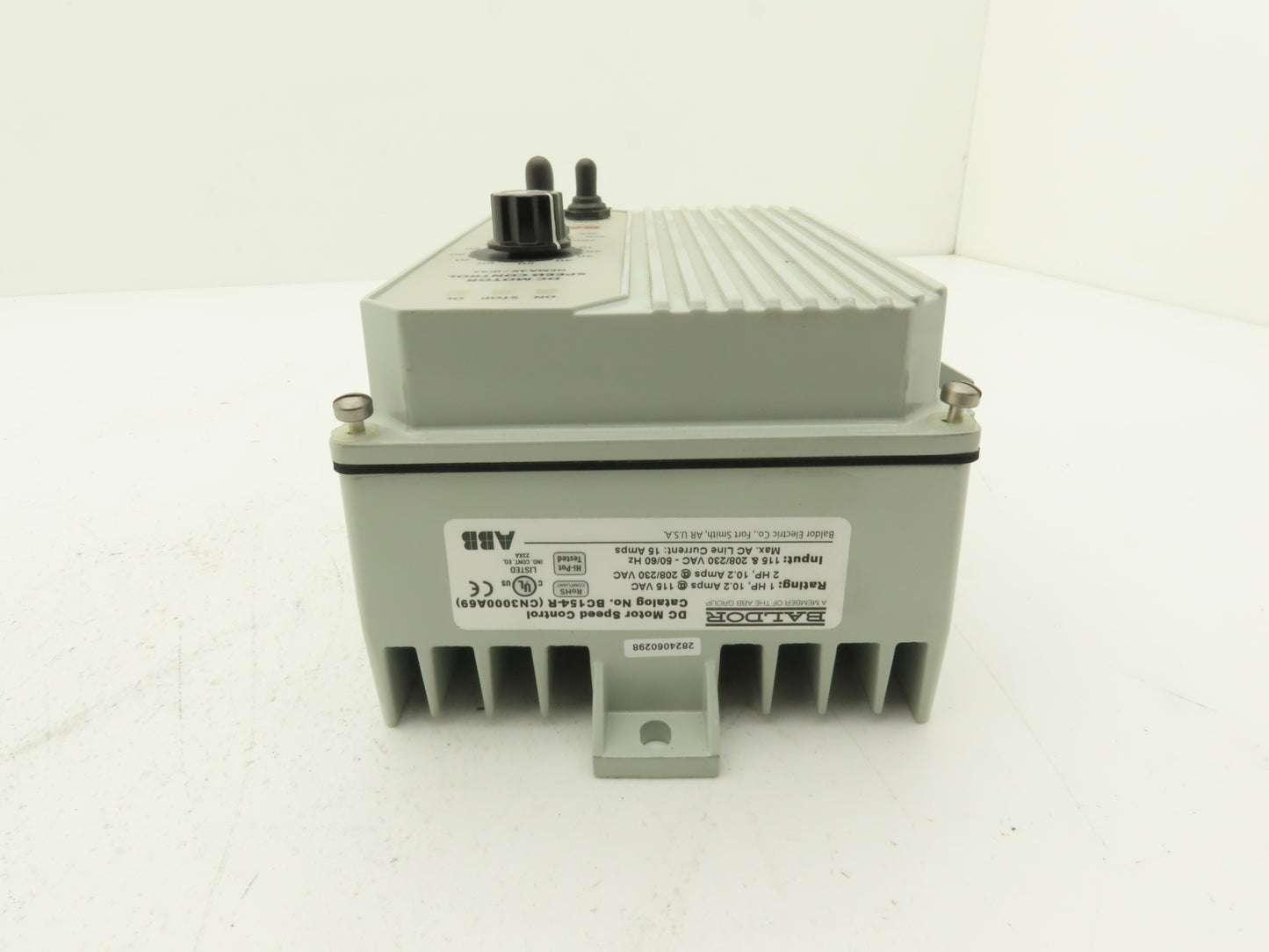 ABB Baldor BC154-R DC Motor Speed Control 90/180VDC 1-2Hp 115/230V Input NEMA 4X
