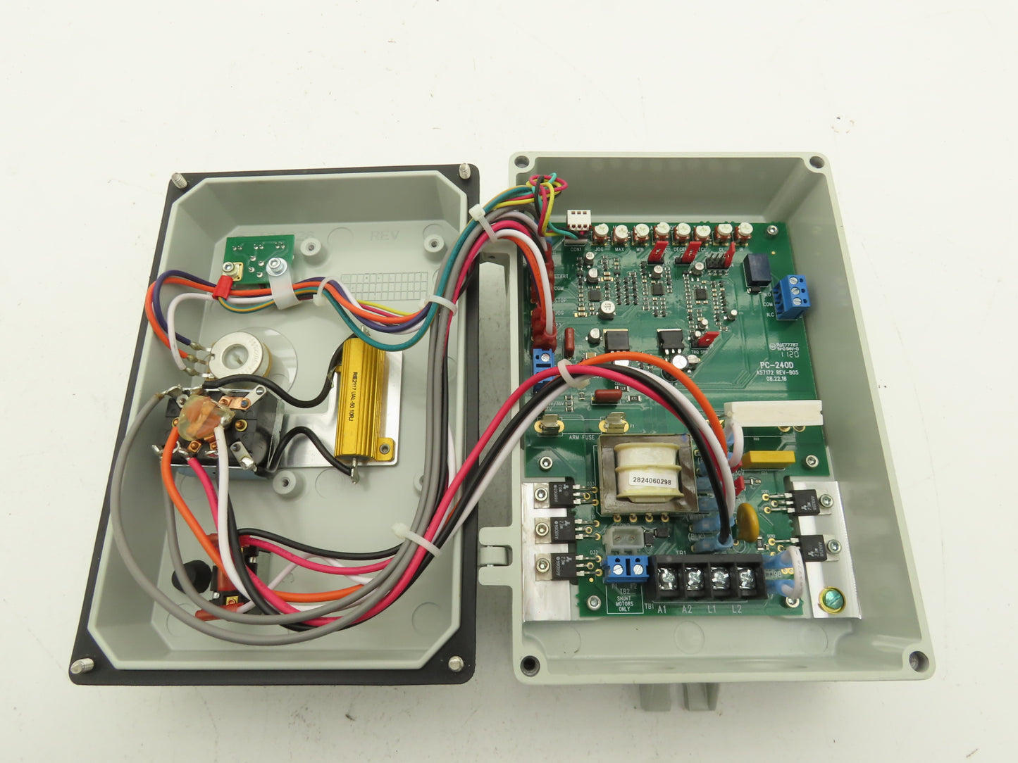 ABB Baldor BC154-R DC Motor Speed Control 90/180VDC 1-2Hp 115/230V Input NEMA 4X
