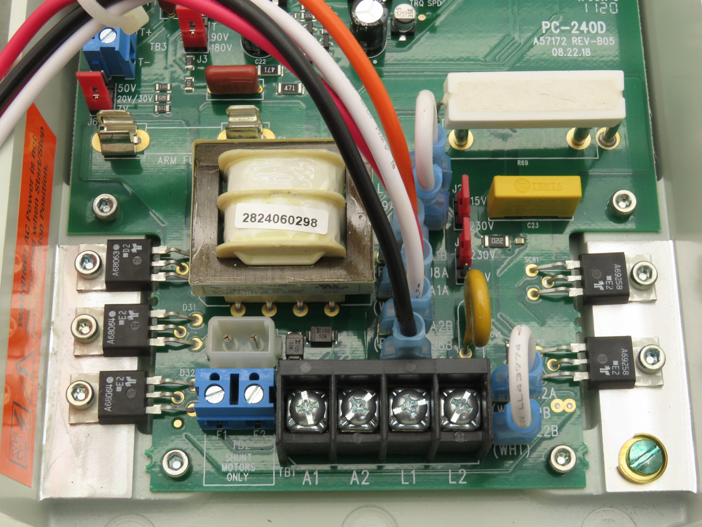 ABB Baldor BC154-R DC Motor Speed Control 90/180VDC 1-2Hp 115/230V Input NEMA 4X