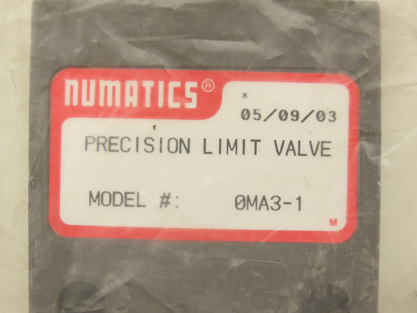 Numatics Numatrol 0MA3-1 Pneumatic Limit Valve 3-Way Plunger 150 PSI 1/8" NPT