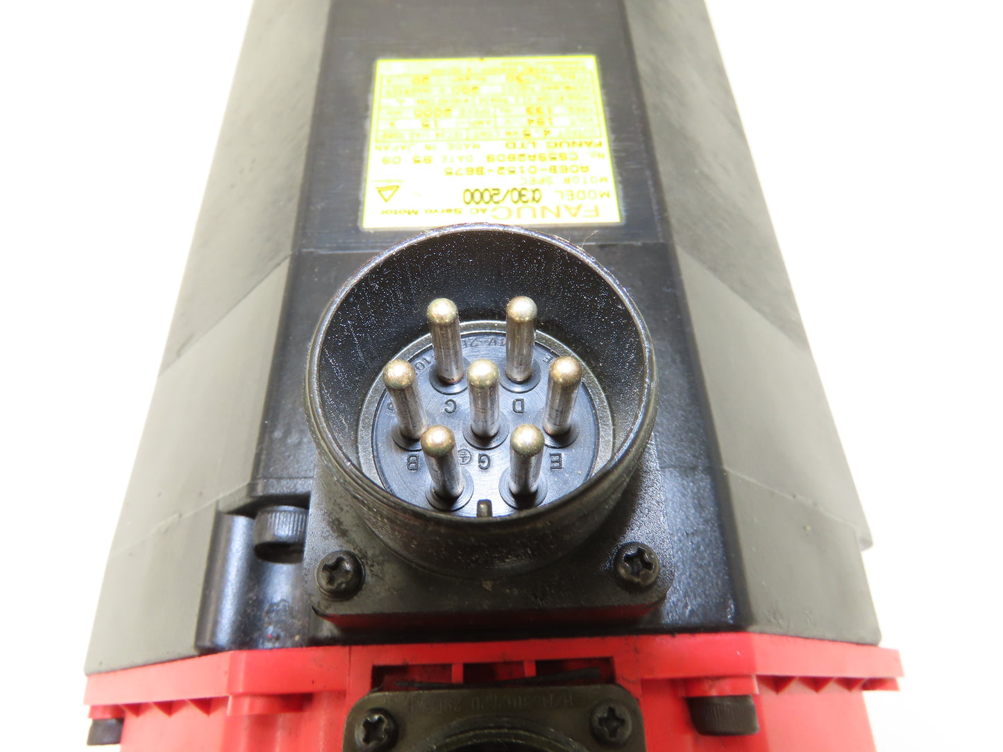 Fanuc A06B-0152-B675 AC Servo Motor 4.5Kw 194V 2000RPM Encoder A8600360T201