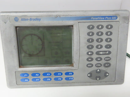 Allen Bradley 2711P-K6M20A PanelView Plus 600 Graphic Terminal 6" Series D-READ