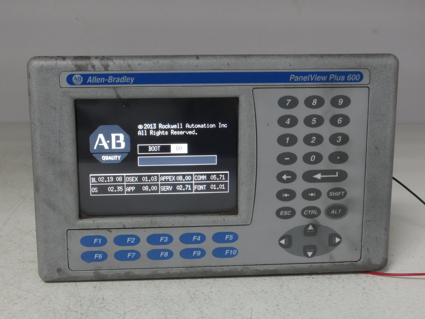 Allen Bradley 2711P-K6M20D8 PanelView Plus 600 Graphic Terminal 24VDC