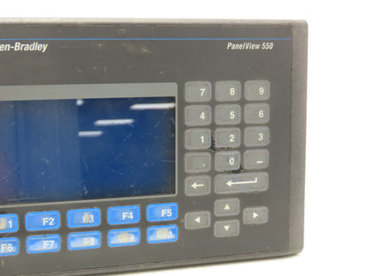 Allen Bradley 2711-K5A2 PanelView 550 HMI Control Terminal Ser F Rev K FRN 4.10