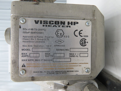 Graco 245864 Viscon HP High-Pressure Fluid Heater 4000W 480V