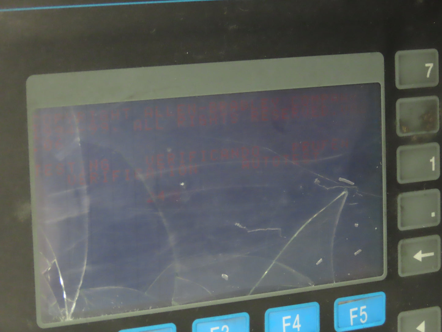 Allen Bradley 2711-K5A2 PanelView 550 HMI Control Terminal Ser B Rev D FRN 1.07