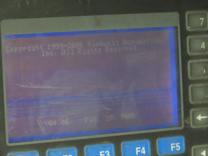 Allen Bradley 2711-B5A2X PanelView 550 HMI Control Terminal Ser H Rev D FRN 4.46