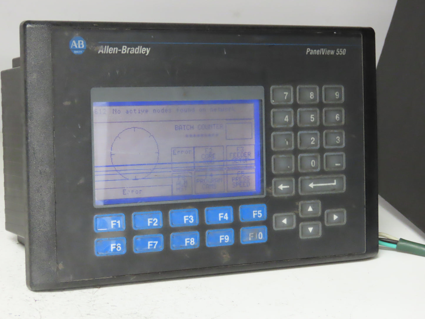 Allen Bradley 2711-B5A2X PanelView 550 HMI Control Terminal Ser H Rev D FRN 4.46