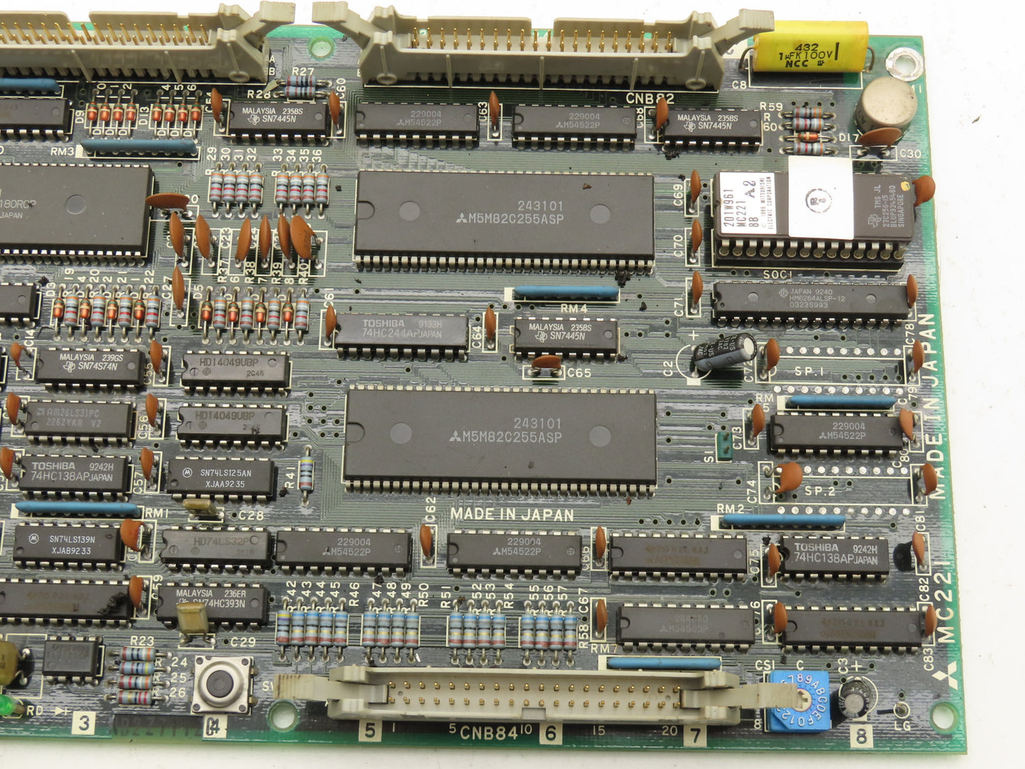 Mitsubishi Mazak BN624A926G52A HMI Printed Circuit Operator Control Board MC221
