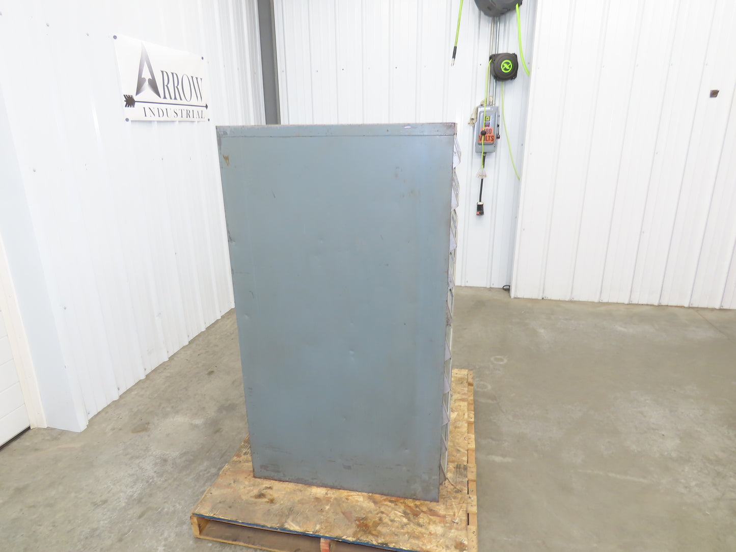 TAB Vintage Industrial Tape Card Storage Cabinet 10 Drawer Unit 19x28x52"