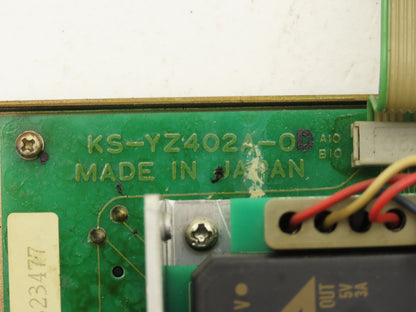 Mitsubishi Mazak KS-YZ402A-0 HMI Printed Circuit Operator Control Board