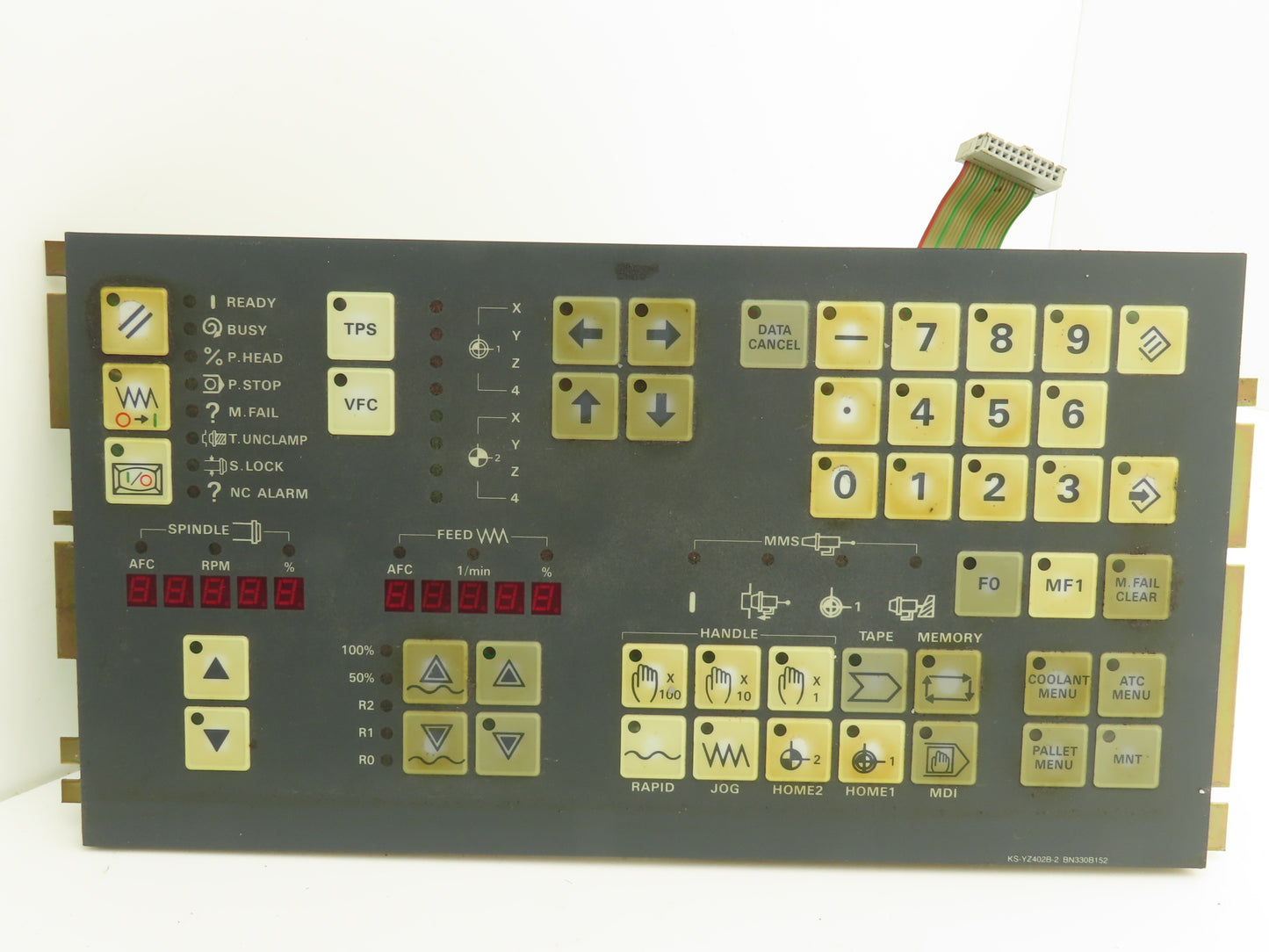 Mitsubishi Mazak KS-YZ402A-0 HMI Printed Circuit Operator Control Board