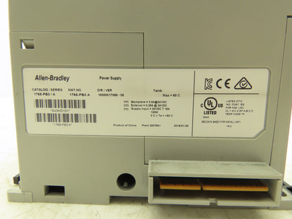 Allen Bradley 1768-PB3/1768-ENBT CompactLogix Power Supply w/Ethernet Module