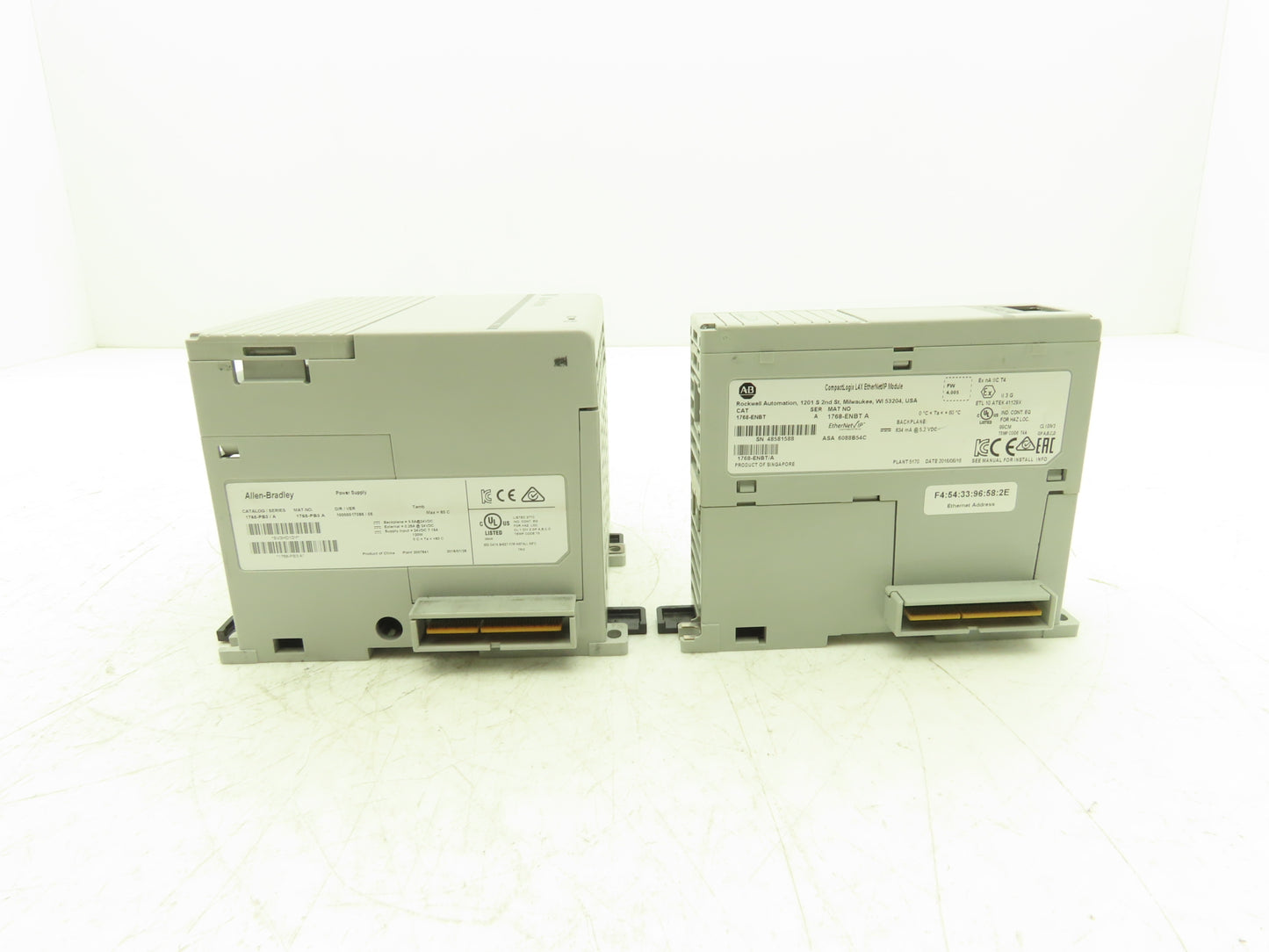 Allen Bradley 1768-PB3/1768-ENBT CompactLogix Power Supply w/Ethernet Module