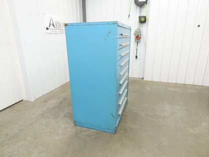 Nu-Era Modular Tool Storage Cabinet 9 Drawer 45x28x61" Stanley Vidmar Blue