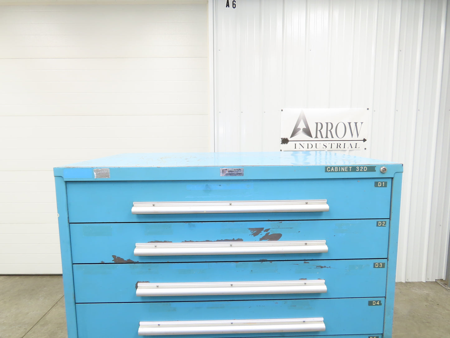 Nu-Era Modular Tool Storage Cabinet 9 Drawer 45x28x61" Stanley Vidmar Blue