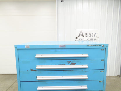 Nu-Era Modular Tool Storage Cabinet 9 Drawer 45x28x61" Stanley Vidmar Blue