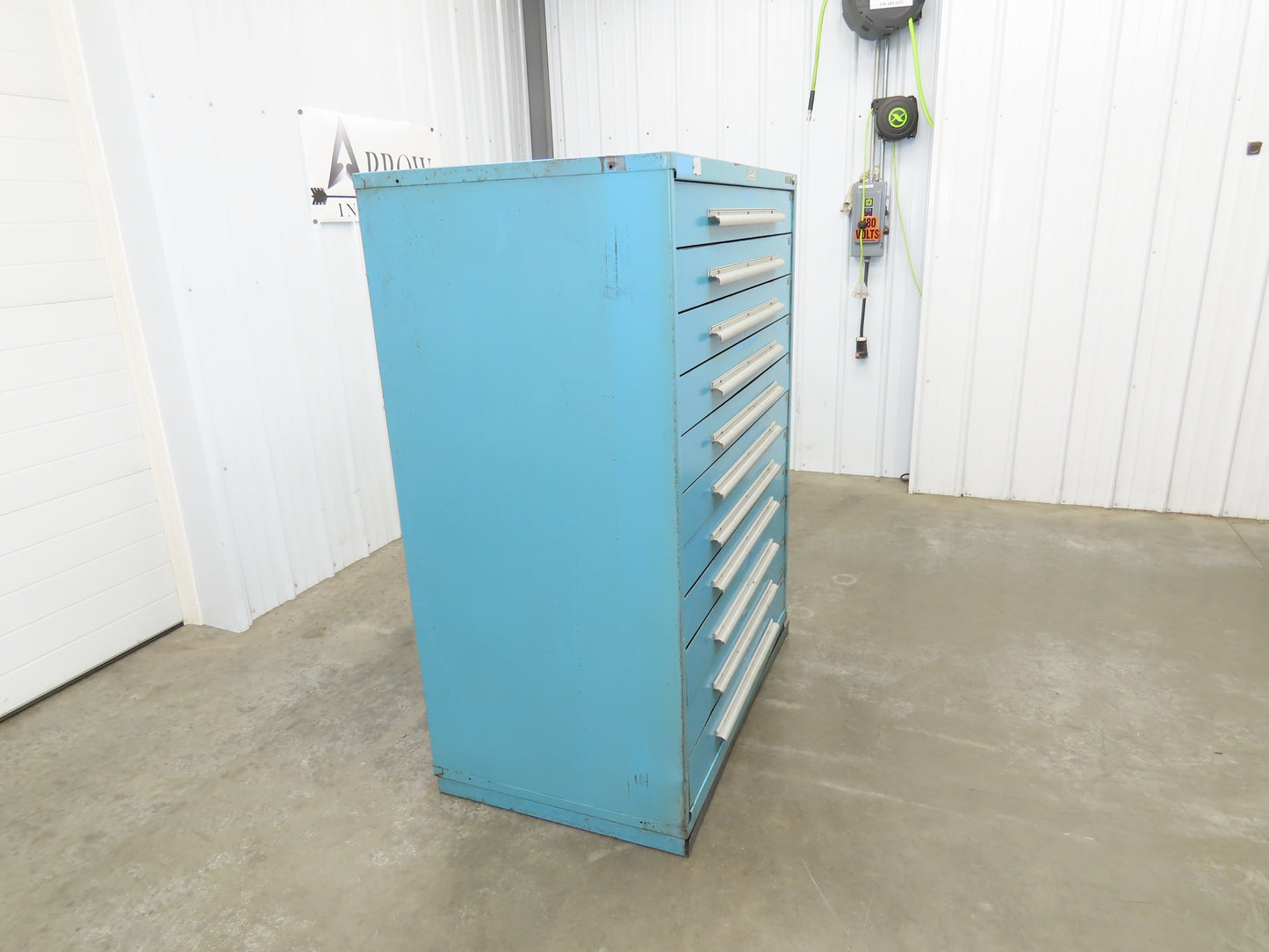 Nu-Era Modular Tool Storage Cabinet 11 Drawer 45x28x61" Stanley Vidmar Blue