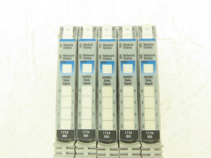 Allen Bradley 1734-IB8 Point I/O 8Pt Digital Input Module 24VDC Ser D Lot of 5