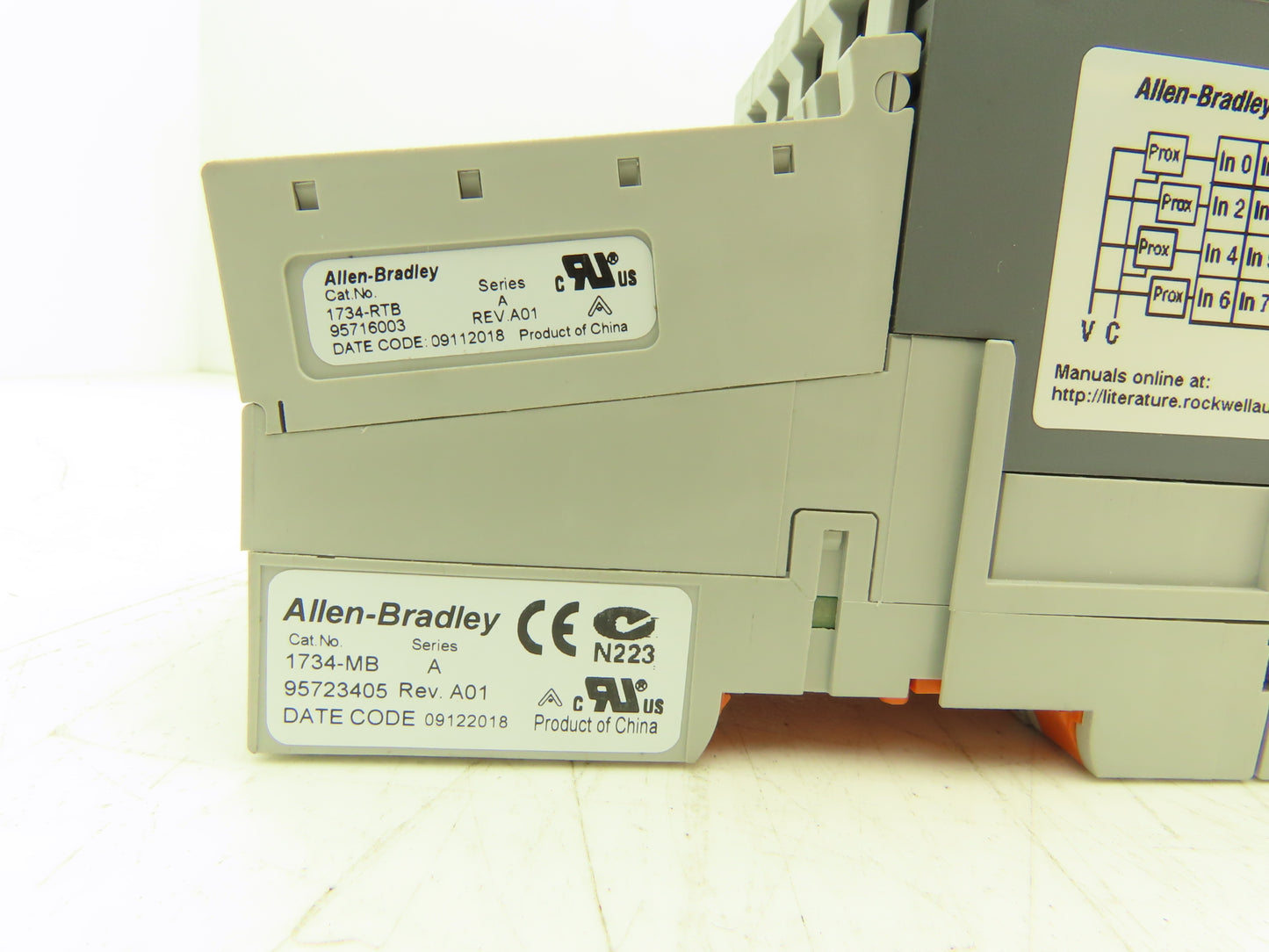 Allen Bradley 1734-IB8 Point I/O 8Pt Digital Input Module 24VDC Ser D Lot of 5