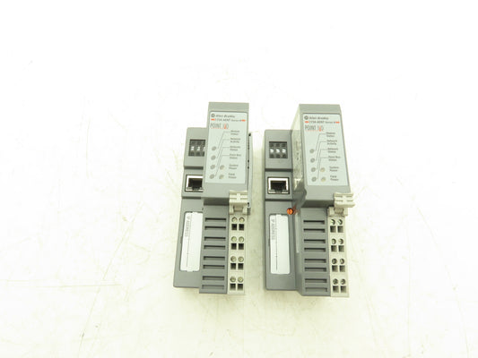 Allen Bradley 1734-AENT Point I/O Ethernet I/P Communication Adapter Lot of 2