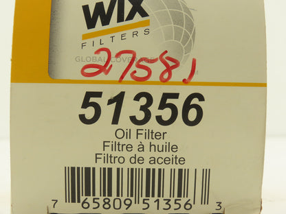 WIX 51356 Spin-On Oil Filter 21 Micron Automotive  Lot of 10