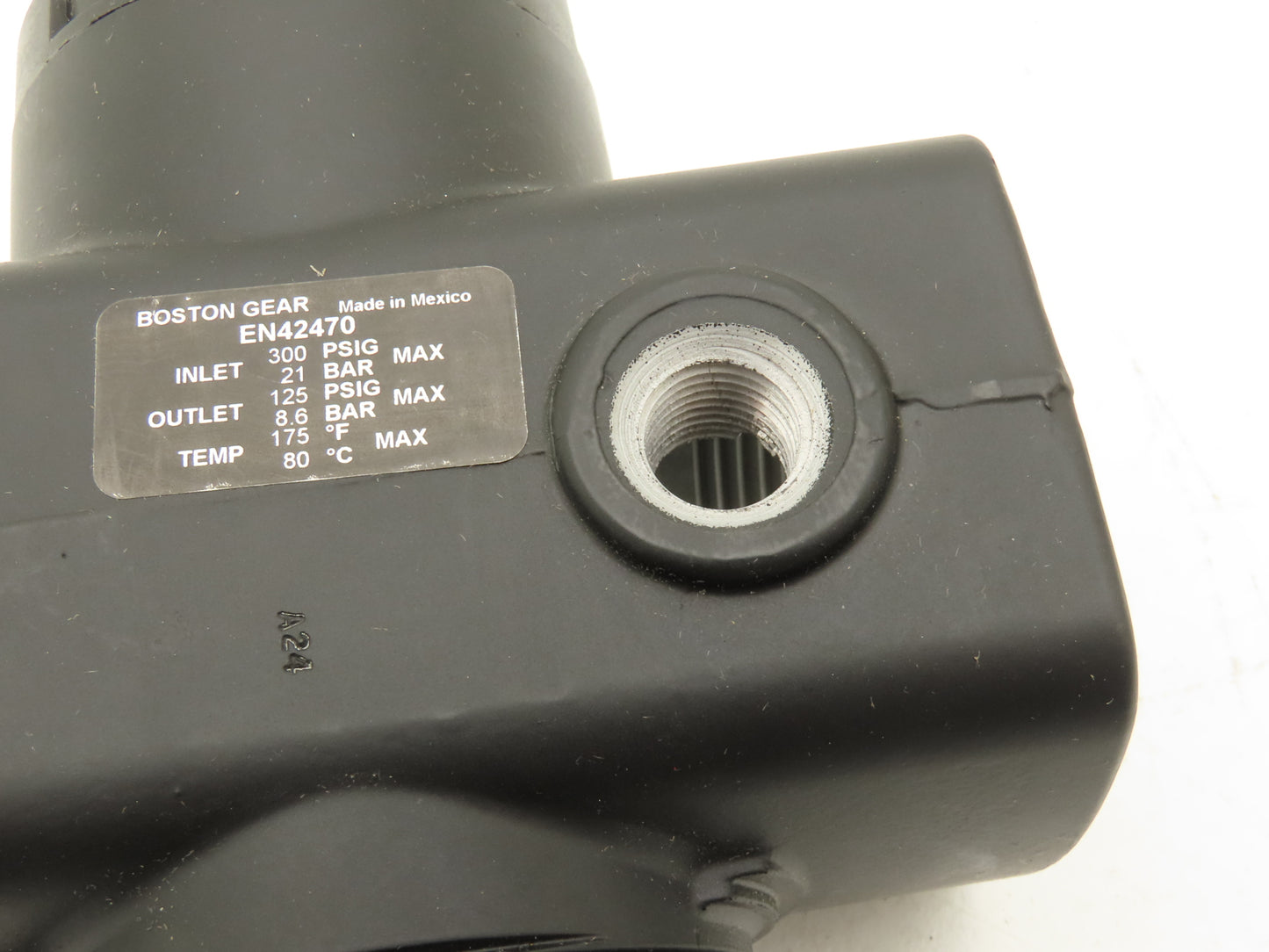 Boston Gear EN42470 Air Pressure Regulator 5-125 PSI 1-1/4" NPT